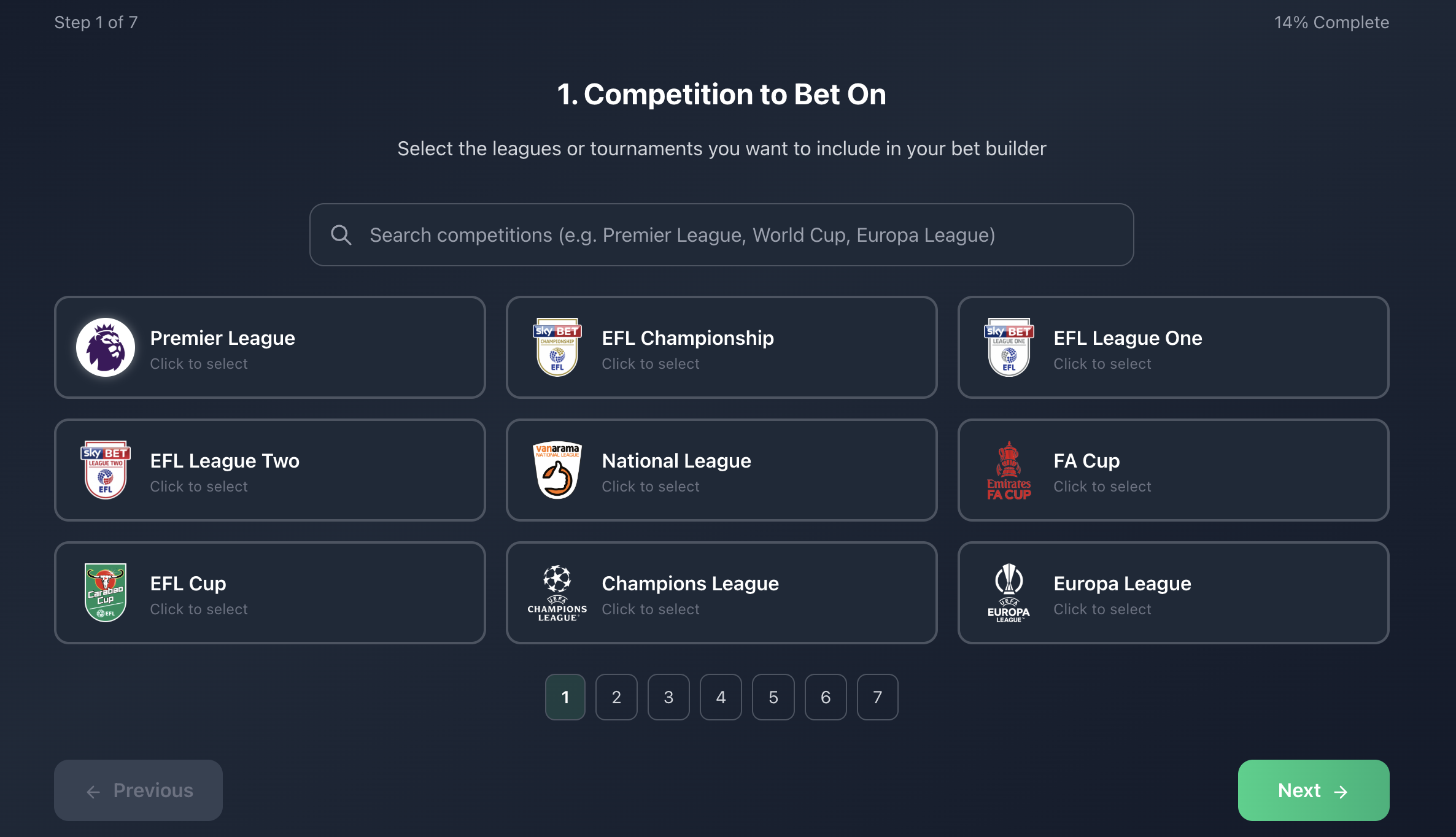 SoccerBot bet builder video preview